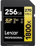 Lexar Professional SDXC Gold 256GB 1800x UHS-II V60