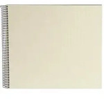 Goldbuch 25523 Bella Vista 35x30cm sandgrau schwarze Seiten