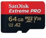 SanDisk micro SDXC Extreme Pro 64GB 200MB/s V30