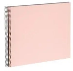 Goldbuch Spiralalbum 25522 Bella Vista 35x30cm ros&eacute; schwarze Seiten