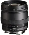Voigtl&auml;nder Ultron 75mm f1,9 M.C. VM schwarz-matt