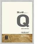 Nielsen Holzrahmen 6530007 Quadrum 30x40cm silber
