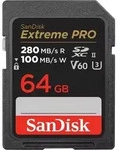 SanDisk SDXC Extreme Pro 64GB 280MB/s V60 UHS II