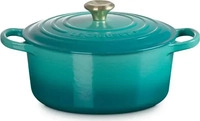 Le Creuset 21177280994450, Le Creuset Br&auml;ter Signature Rund Gusseisen Bleu...