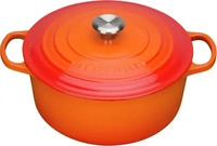 Le Creuset 21179300902430, Le Creuset Gourmet-Br&auml;ter Signature Gusseisen Ofenrot
