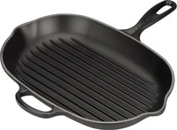 Le Creuset 20194320000422, Le Creuset Grillpfanne Oval Signature Gusseisen Schwarz