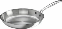 Le Creuset 96600226000100, Le Creuset Pfanne Flach 3-Ply PLUS Edelstahl 26cm