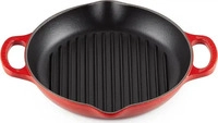 Le Creuset 20208250600422, Le Creuset Grillpfanne Signature Rund mit 2 Griffen
