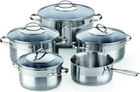 KELOMAT 1907-319, Kelomat Kochtopfset MURANO S 9 tlg. Topfset Edelstahl inkl. Deckel