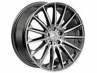 WHEELWORLD-2DRV WH39 black glossy painted with full machined lip 9.0Jx20 5x112...
