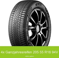 GT-RADIAL CLIMATEACTIVE 205/55R16 94V XL BSW, Nasshaftung: A