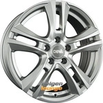 DBV ANDORRA II schwarz gl&auml;nzend frontpoliert 7.0Jx17 5x100 ET45