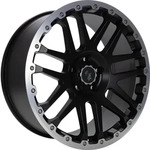 ETABETA COMBAT CV Black matt lip + cap polished 8.0Jx17 5x108 ET45
