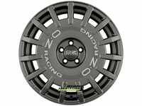 OZ RALLY RACING dark graphit + silver lettering 8.0Jx18 5x112 ET35