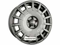 OZ RALLY RACING dark graphit + silver lettering 8.0Jx17 4x108 ET25