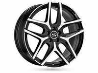 MSW (OZ) MSW 40 gloss black full polished 7.0Jx17 5x112 ET50