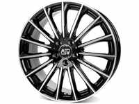 MSW (OZ) MSW 30 gloss black full polished 7.5Jx19 5x108 ET45