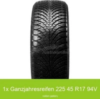 YOKOHAMA BLUEARTH-4S (AW21) 225/45R17 94V XL BSW, Nasshaftung: B
