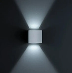 Helestra A28242.46, Helestra Siri Wandleuchte LED, silbergrau - w&uuml;rfel - 10 cm