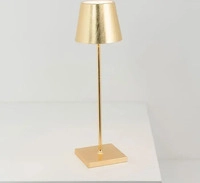 Zafferano LD0340BFO, Zafferano Poldina Akkuleuchte LED, blattgold - 38 cm ,