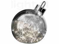 Sompex Ornament Bodenleuchte LED, Glas rauch, ø20 cm, für Batterie , Auslaufartikel