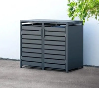 WESTMANN KUBUS 2er M&uuml;lltonnenbox anthrazit