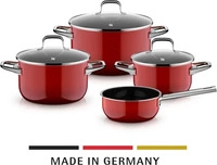 WMF Fusiontec Essential Pro, Topf-Set, 4-teilig, Passion Red