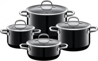 SILIT Silargan Passion Topf-Set, 4-teilig, Black