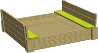 WENDI TOYS Sandkasten Deluxe 120x120x25