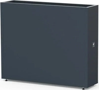 HERSTERA Pflanzgef&auml;&szlig; Metall 100x25x80 anthrazit