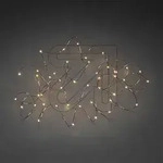 Konstsmide LED-Tropfenlichterkette 50 LEDs bernstein kupferf