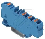 WAGO Verteilerklemme mit Dr&uuml;cker blau 2206-8034
