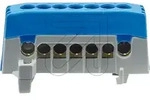 Null-Leiterklemme f&uuml;r Hutschiene 7x16mm2, blau