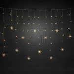 LED Lichtervorhang mit Schneeflocken 60 ww LED 4049-103