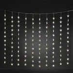 LED Lichtervorhang mit Sternen 120 ww LED 3703-103