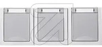 Pacific FR Schuko-Steckdose 3-fach waag. 90591498-DE