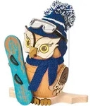 R&auml;ucherm&auml;nnchen Eule Snowboarder