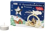 Pyramiden-Teelichter Set mit 12 Teelichter PK7016
