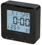 Digital-Funkwecker mit Thermometer WT 235 schwarz