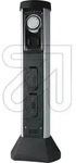 Steckdosens&auml;ule mit 2 Steckdosen / Zeitschaltuhr IP44
