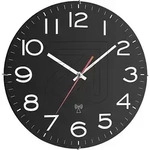 TFA Funk-Wanduhr schwarz 603.509