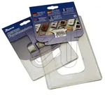 Tapetenschutz f&uuml;r 1-fach Rahmen klar 131x131mm 3er Pack