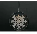 LED Acrylglastaler Schneekristall 76100
