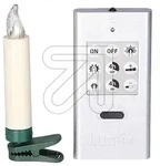 KRINNER Kabellose LED-Kerzen Lumix 12 LEDs elfenbeinfarbig