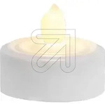 LED-Teelicht-Set 2tlg. 2x1 LED &Oslash; 3,5x2,8cm wei&szlig; 068-05