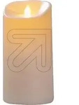 LED-Wachskerze Outdoor 1 LED &Oslash; 9x15cm cremefarbig 063-76