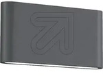 Trio LED-Wandleuchte IP54 3000K grau-anthrazit 227660242 2x400lm