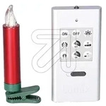 KRINNER Kabellose LED-Kerzen Lumix 12 LEDs rot