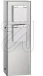Steckdosens&auml;ule IP44 mit 2 Steckdosen H260mm edelstahl