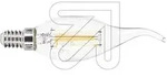 Sigor LED-Filament-Windsto&szlig;lampe E14 klar dimmbar 470lm